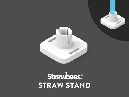 api paglie cannuccia In piedi Strawbeeshq 3d print model - Mito3D