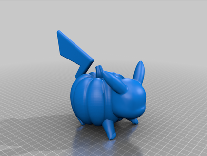 pumpkichu krbrowning 3d print model - Mito3D