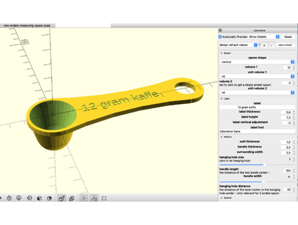 customizable measuring spoon scoop fix+update 2021 nord73 3d print model - Mito3D