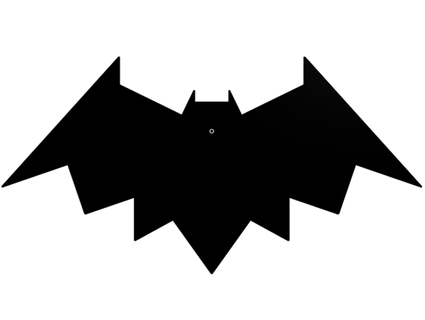 Estrela batman Robin inspirado peito emblema fino 3d print model - Mito3D