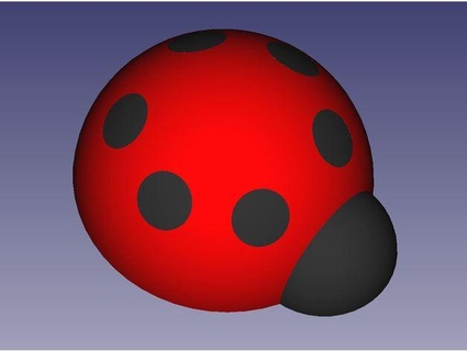 ladybird marienk fer flogerass 3d print model - Mito3D