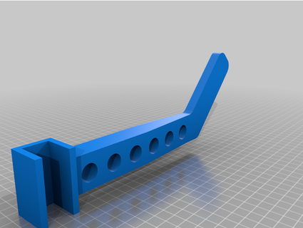 hockey bastone appendiabiti keeper4lax 3d print model - Mito3D
