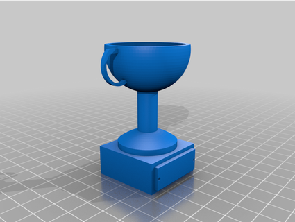trofeo taza extrañojmaster 3d print model - Mito3D