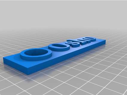 Osho anahtarlık harishgavel 3d print model - Mito3D