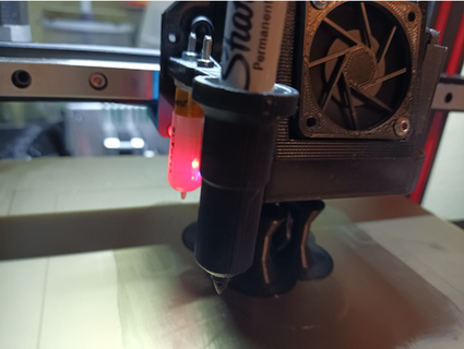 3dprintcolorizer penholder satsana fan duct las vegas 3d print model - Mito3D