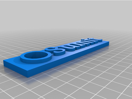 zirve anahtarlık harishgavel 3d print model - Mito3D