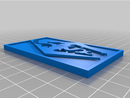 skyrim placa Abrir 3d print model - Mito3D