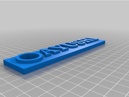ayuşi anahtarlık harishgavel 3d print model - Mito3D
