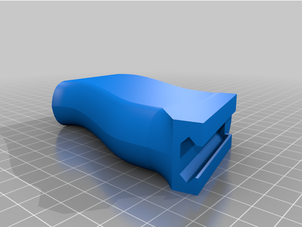 chiappa little badger pistol grip urukhylian 3d print model - Mito3D