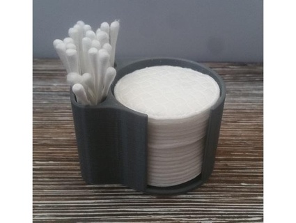 cotton swab pot leor73 3d print model - Mito3D