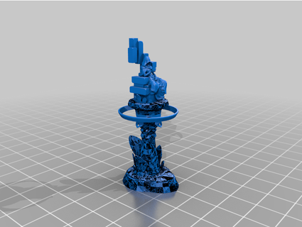 arconte statue genshin impatto miele senape 3d print model - Mito3D