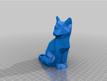 fox keyhanger dkstr 3d print model - Mito3D