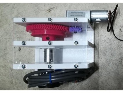 codificatore test rig hexatron 3d print model - Mito3D