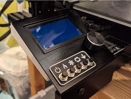 botão atalhos ender 3 octoprint maludo99 3d print model - Mito3D