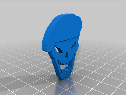 skull call duty yosemot 3d print model - Mito3D