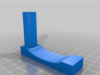 ch yoke table mount leg briananim 3d print model - Mito3D