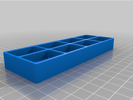 8 compartment mini organizer tray engineertroy 3d print model - Mito3D