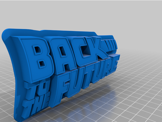 back future logo zevach98 3D print model - Mito3D