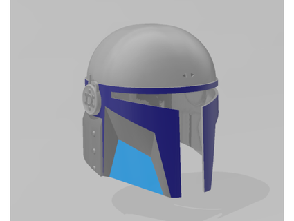 mandalorian helmet scout reprops 3d print model - Mito3D