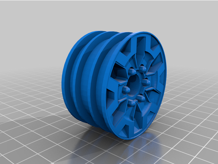 1 10 scale trd offroad wheel 155 dia 12mm hex bluegrassrc  3d print model - Mito3D