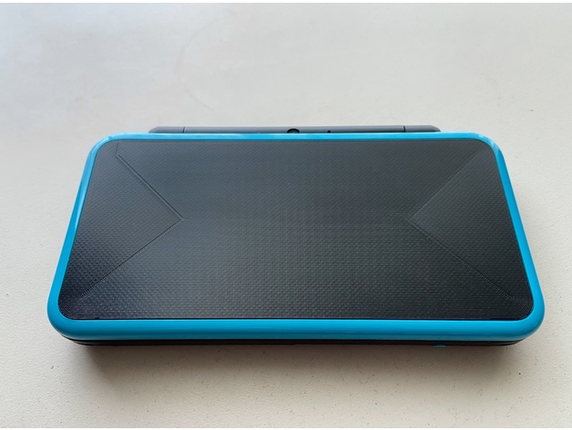 nintendo 2ds xl top screen plate agilato 3D print model - Mito3D