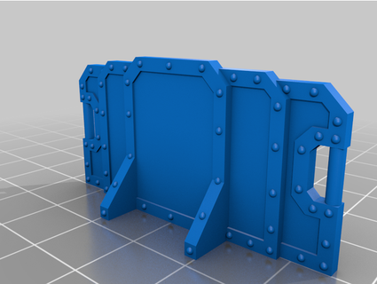 future skirmish barricade ajerez 3d print model - Mito3D