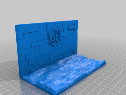 kleines diorama f r figuren dirksbastelbude 3d print model - Mito3D