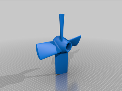 british seagull forty plus outboard propeller cpomeroy 3d print model - Mito3D