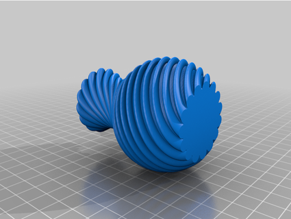 twisted vase 360 twist johnkh 3d print model - Mito3D