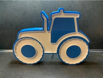 tractor lámpara tinamausi86 3d print model - Mito3D