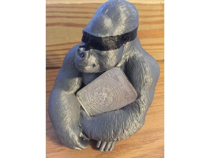 gorilla hodl silverback printnplastic 3d print model - Mito3D