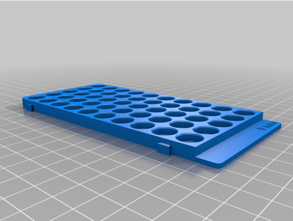 joinable 9mm reloading tray - lower profile gecko23 3d print model - Mito3D