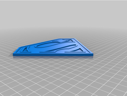 superman logo gh2020 3d print model - Mito3D