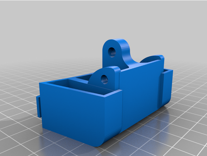trash lid hinge replacement oct opus 3d print model - Mito3D