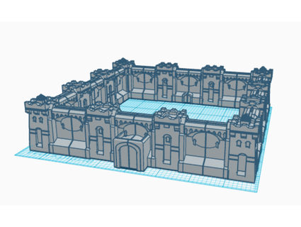 10mm castle tryvoriousmaximous 3d print model - Mito3D