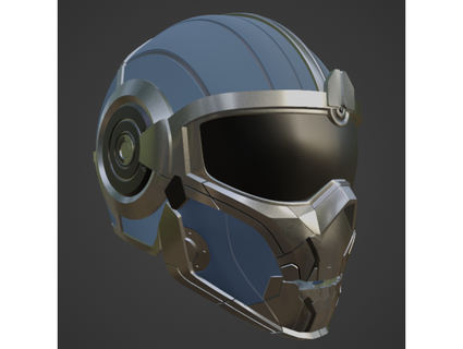 taskmaster movie inspired helmet - proof budwin 3d print model - Mito3D