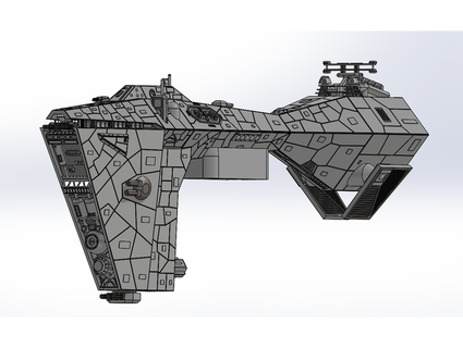 imperial nebulon cruzador jssharpknife 3d print model - Mito3D