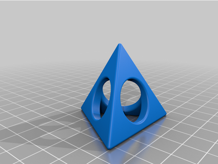 peintres Triangle hydrogènepcs 3d print model - Mito3D