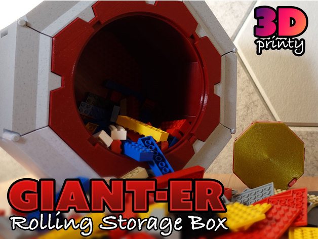 giant-er rolling storage box 3d-printy 3D print model - Mito3D