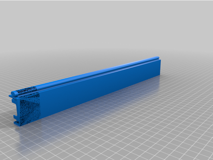 solid ender 3 cable chain tray x axis 400mm glitterbiscuit 3d print model - Mito3D