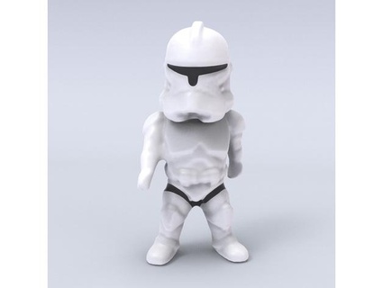 stormtrooper team generated revopoint pop 3d print model - Mito3D