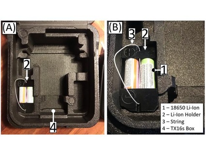 tx16s caso bainha li ion suporte jankoehler 3d print model - Mito3D