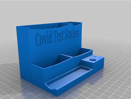 COVID 19 lateral fluir prueba estación todospuntossur 3d print model - Mito3D