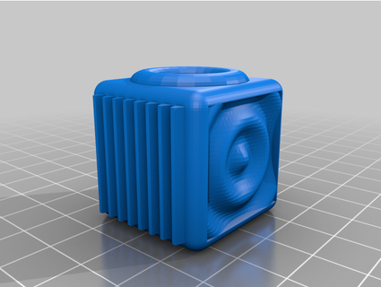 anti anxiety anti stress silencioso inquietação cubo chirpy8 3d print model - Mito3D