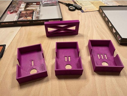 7 maravillas tarjeta cajas reducido caja Talla tkorsgaard 3d print model - Mito3D