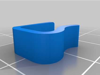 glass bed clip horizon 3d 3d print model - Mito3D