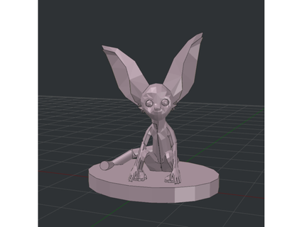 momo avatar last airbender spazman 3d print model - Mito3D