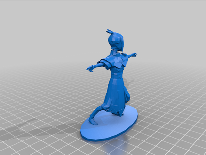 azula spazman 3d print model - Mito3D