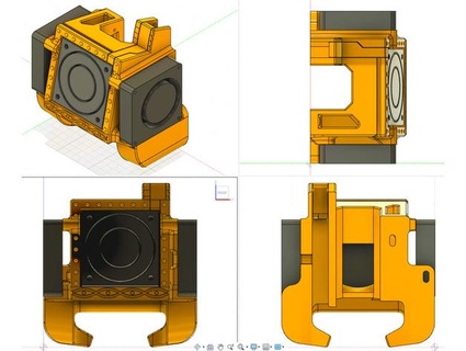 satsana remix double 4010 ventilateur ender 3 pro cerbérusénateur 3d print model - Mito3D