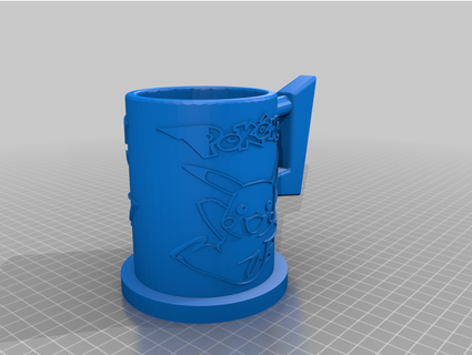 pok mon mug 3dcopper 3d print model - Mito3D